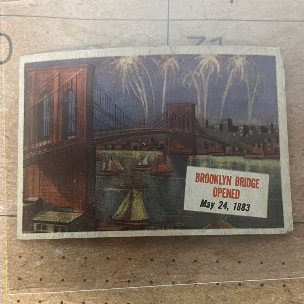 Brooklyn Bridge Opening Newspaper Clipping